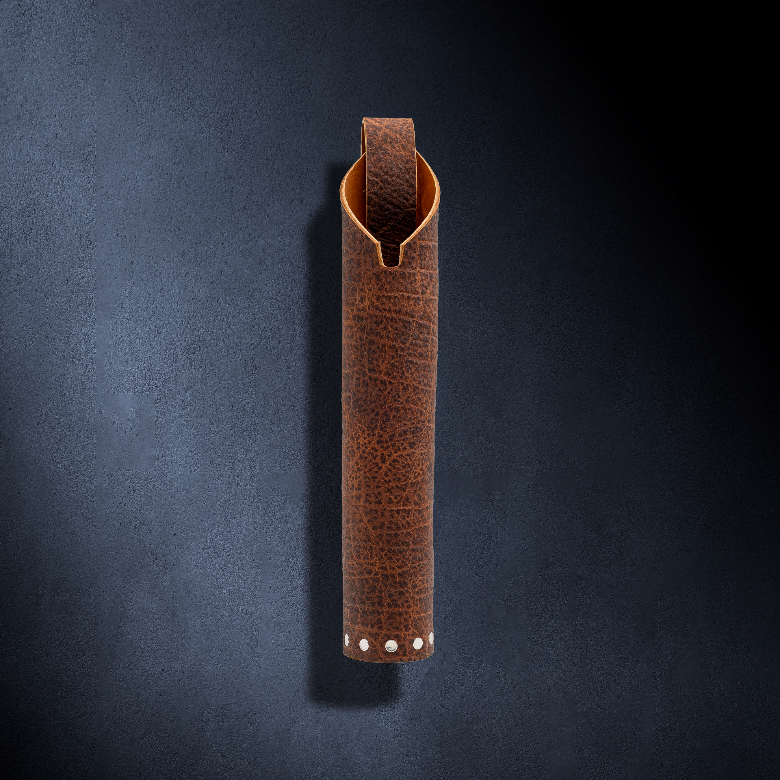 Brown Faux Elephant Rod Bag